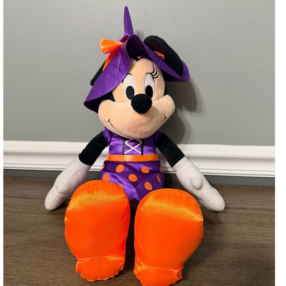 Disney 2022 Halloween Minnie Mouse Wicked Witch Stuffed Plush